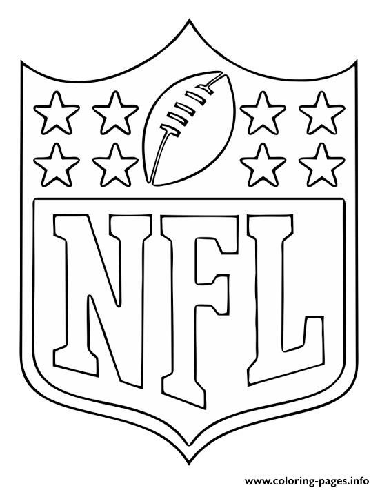 Nfl logo coloring pages printable