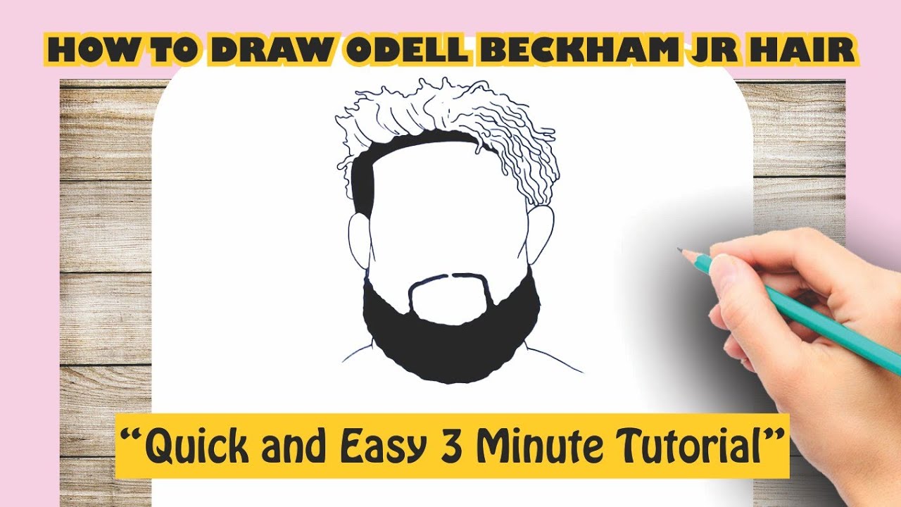 How to draw odell beckham jr hair