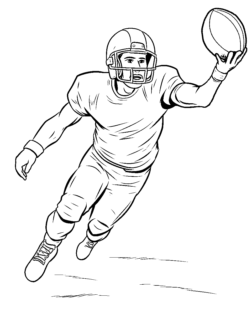 American football coloring pages free printables