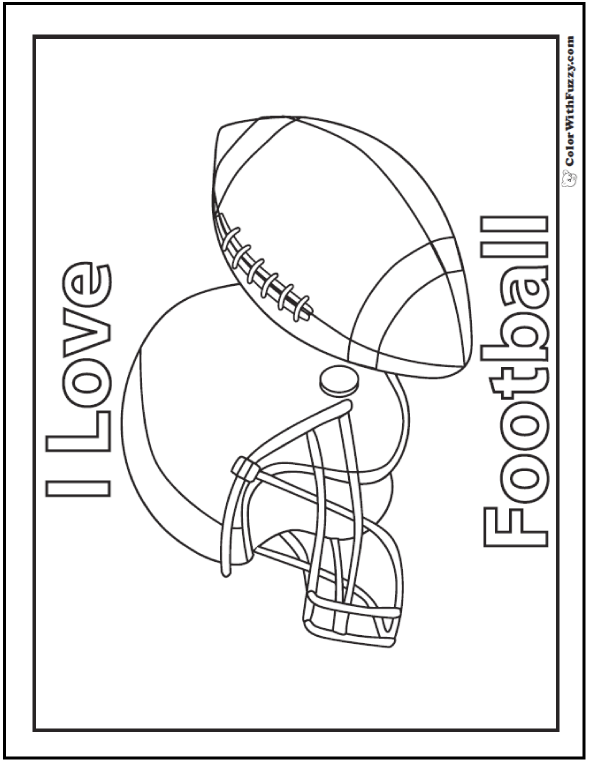 Football coloring pages â quarterbacks receivers running