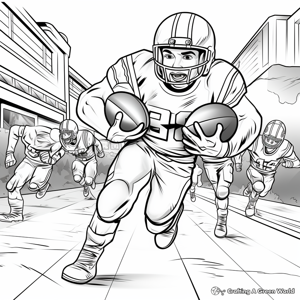 Football coloring pages