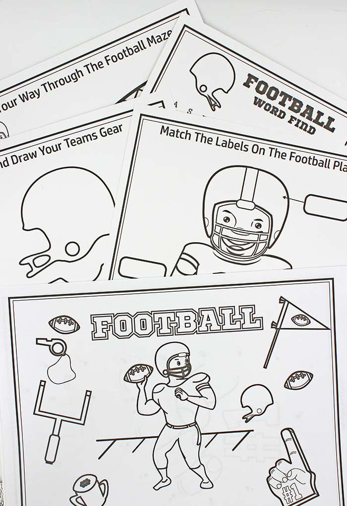 Free printable football coloring pages activities for big game fun football coloring pages coloring pages football