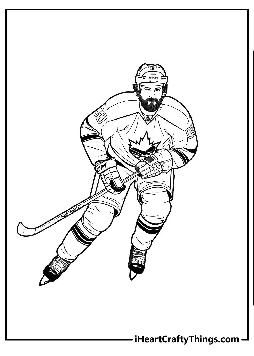 Nhl coloring pages free printables