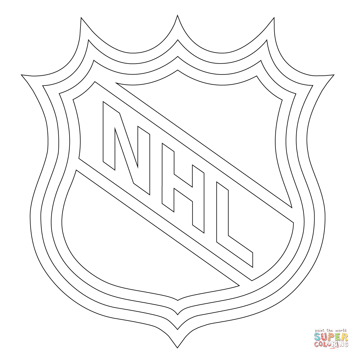 Nhl coloring pages for kids printable free download