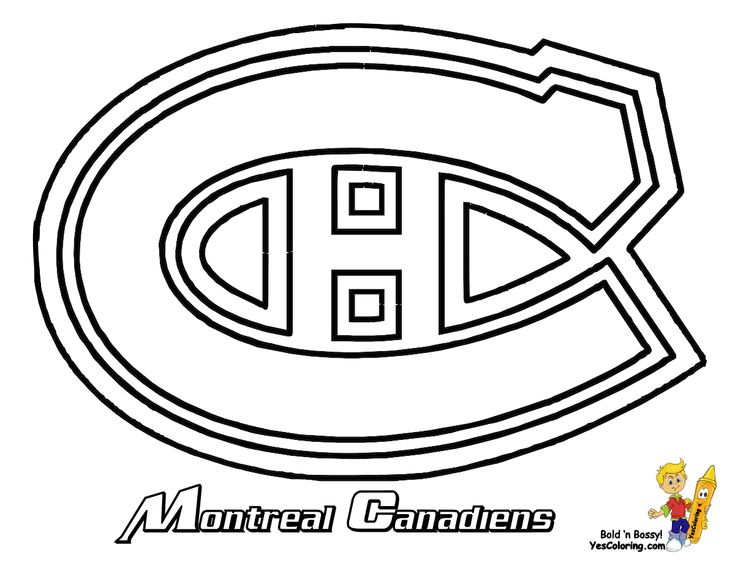 Nhl hockey coloring explore the ice with montreal nadiens free sports coloring