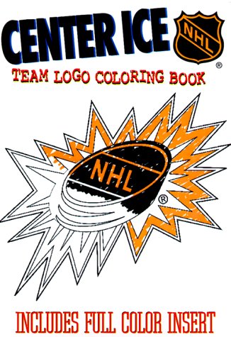 Center ice team logo coloring book nhl