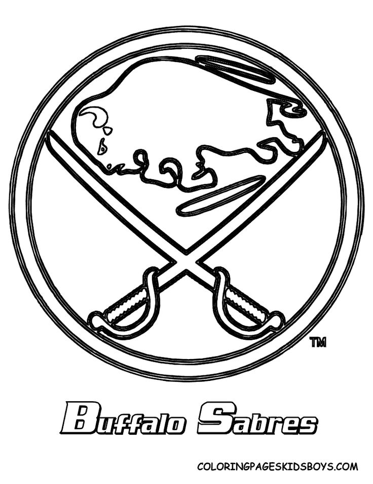 Buffalo sabres logo nhl coloring page buffalo sabres coloring pages to print sabres hockey