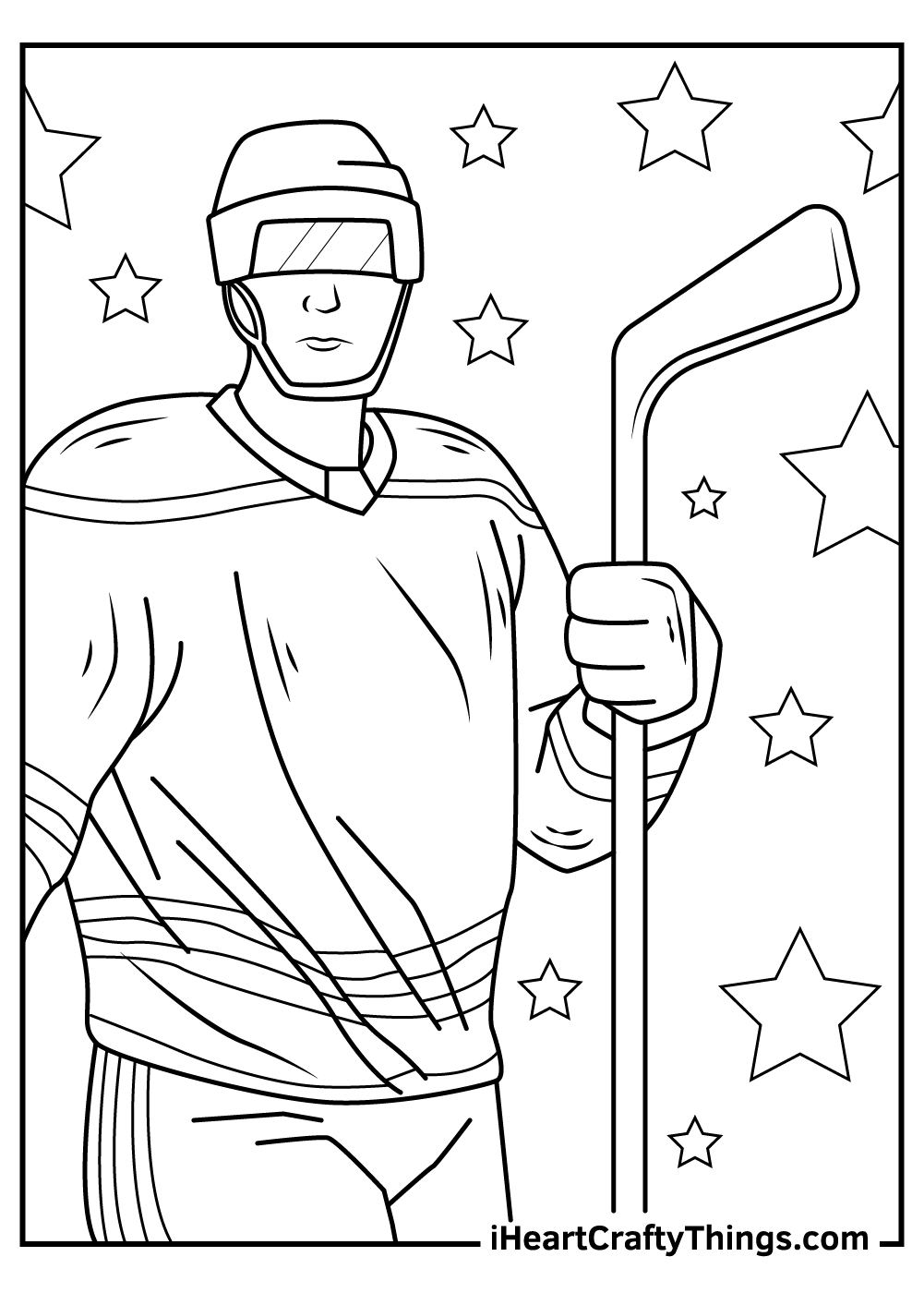 Nhl coloring pages free printables