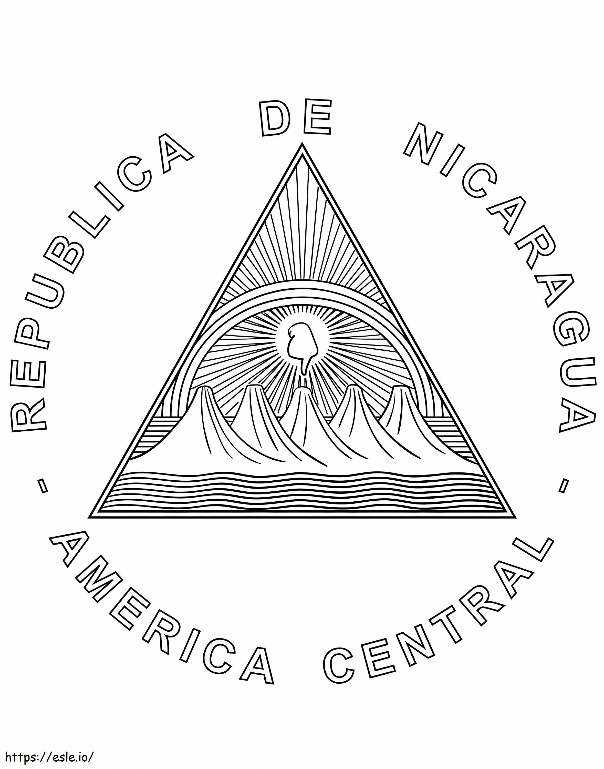 Free printable nicaragua coloring page