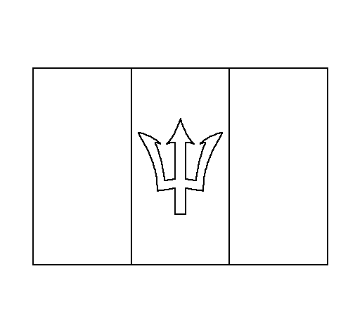 Barbados coloring page