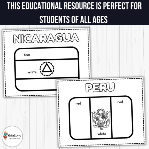 Celebrate hispanic heritaeducational hispanic countries flags coloring pages to have fun made by teachers