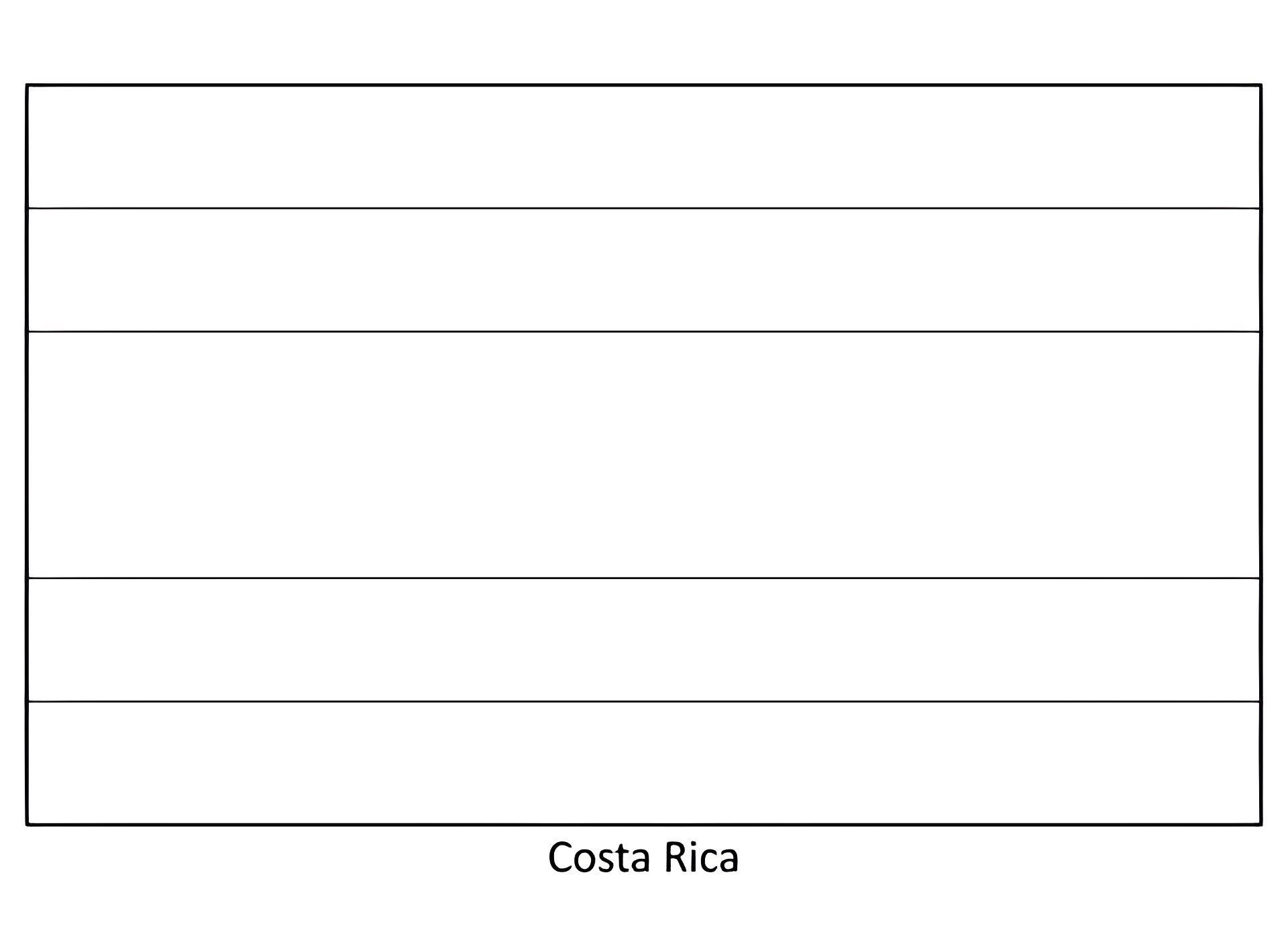 Costa rica coloring pages