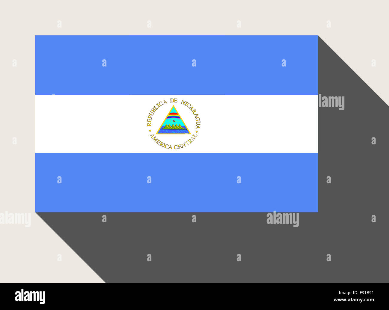 Nicaragua flag hi