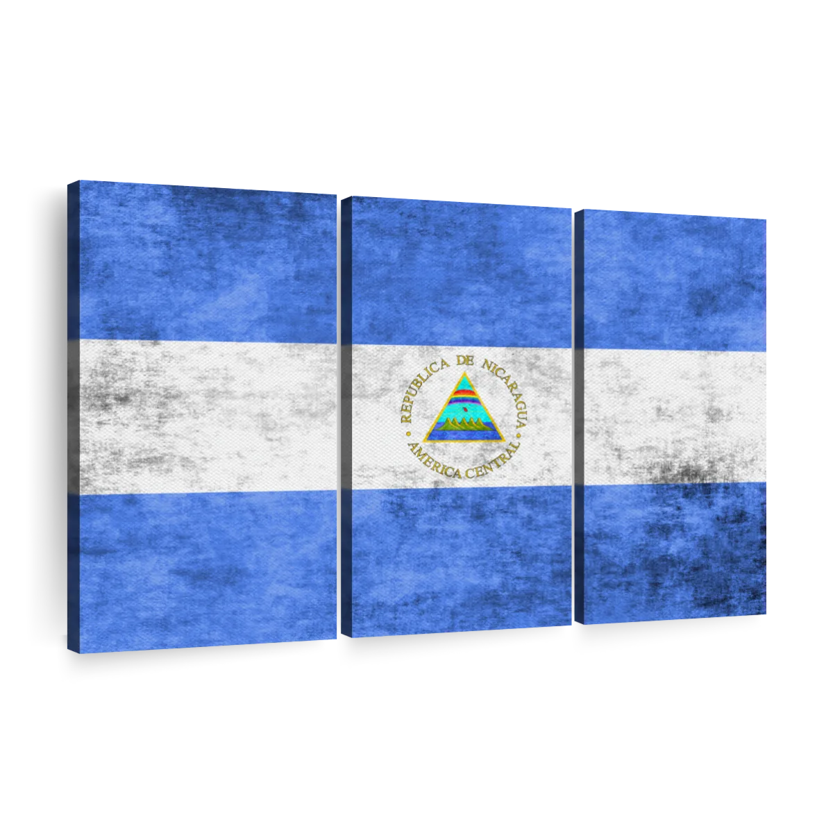 Central american flags wall art paintings drawings photograph art prints