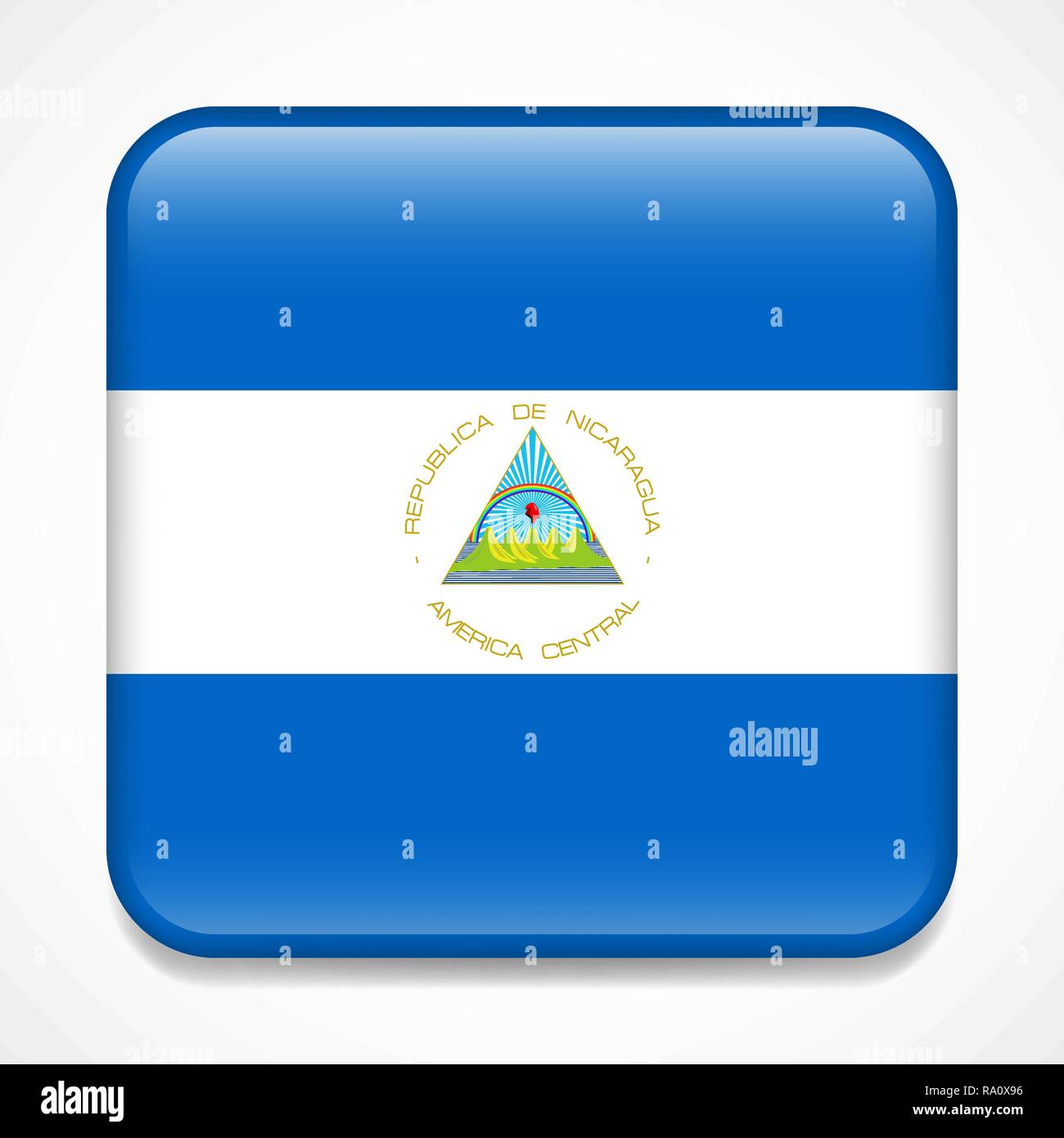 Nicaragua badge stock vector images