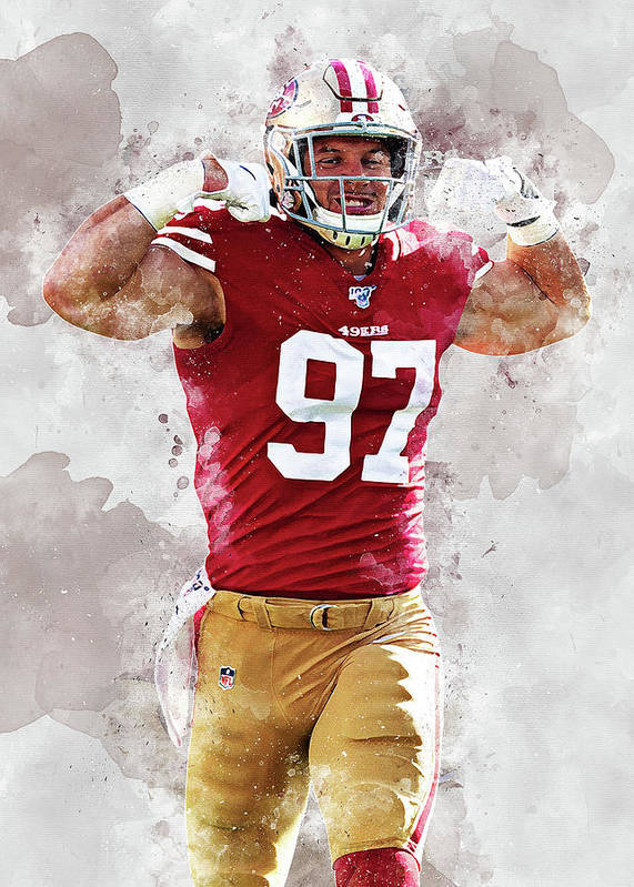 Nick Bosa: Flex - Officially Licensed NFL Removable Wall Decal