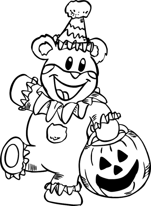 Nick jr halloween coloring pages