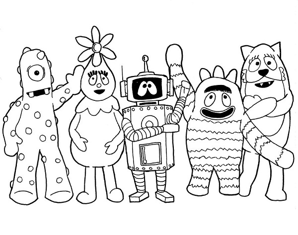 Printable nick jr coloring pages