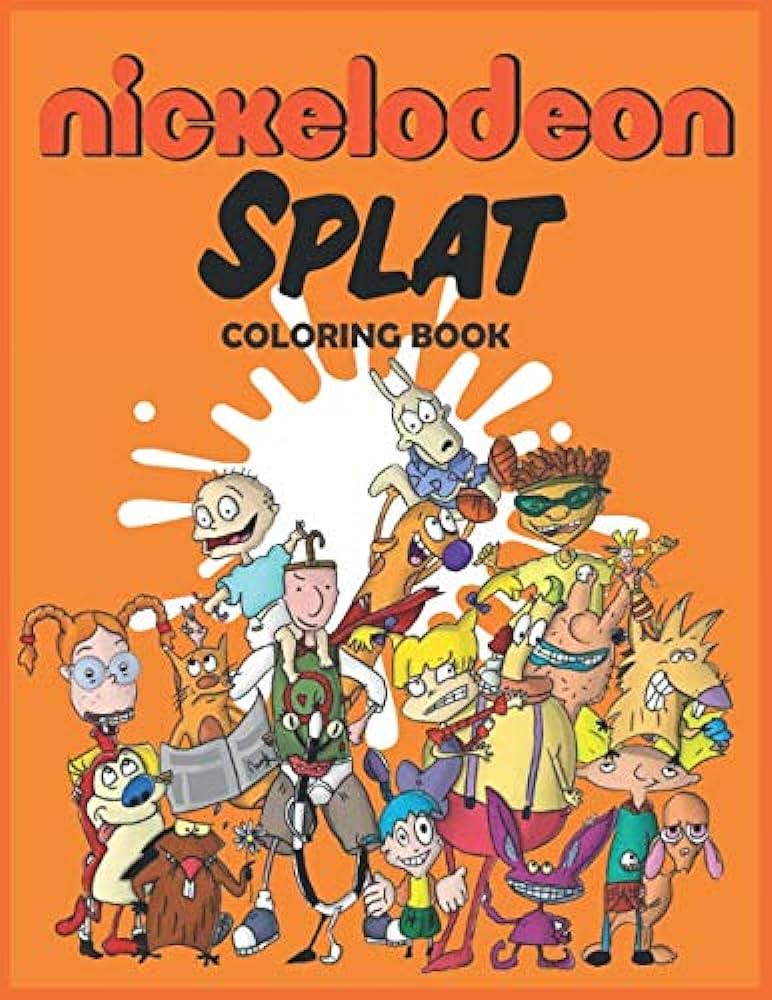Nickelodoen splat coloring book coloring the s nickelodeon favorite characters line bee books