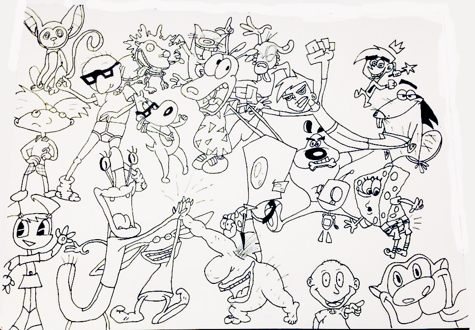 Nicktoons collage by shulky on