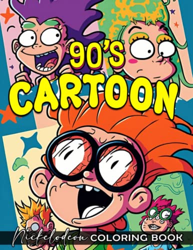 S cartoon coloring book famous character colouring pages with illustrations pages drawing gifts for teens girls boys birthday gifts creativity to stress relief any occasion by terry valencia