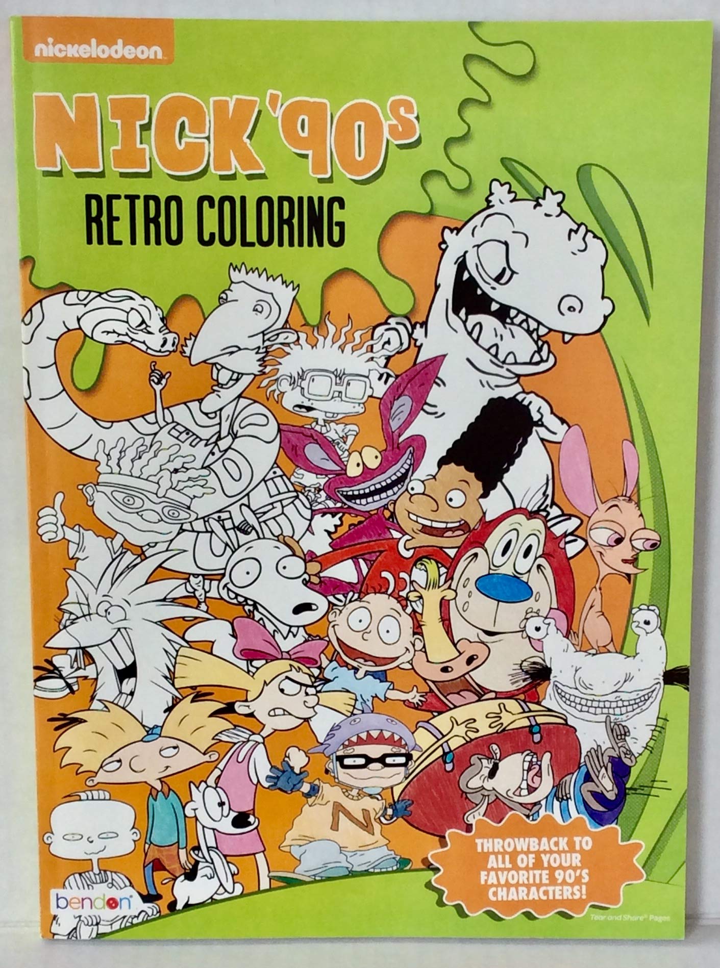 Bendon nick s retro coloring coloring book toys games