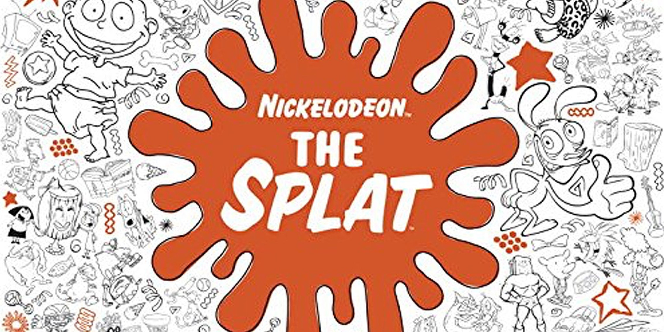 Break out your gel pens and get this s nickelodeon coloring book