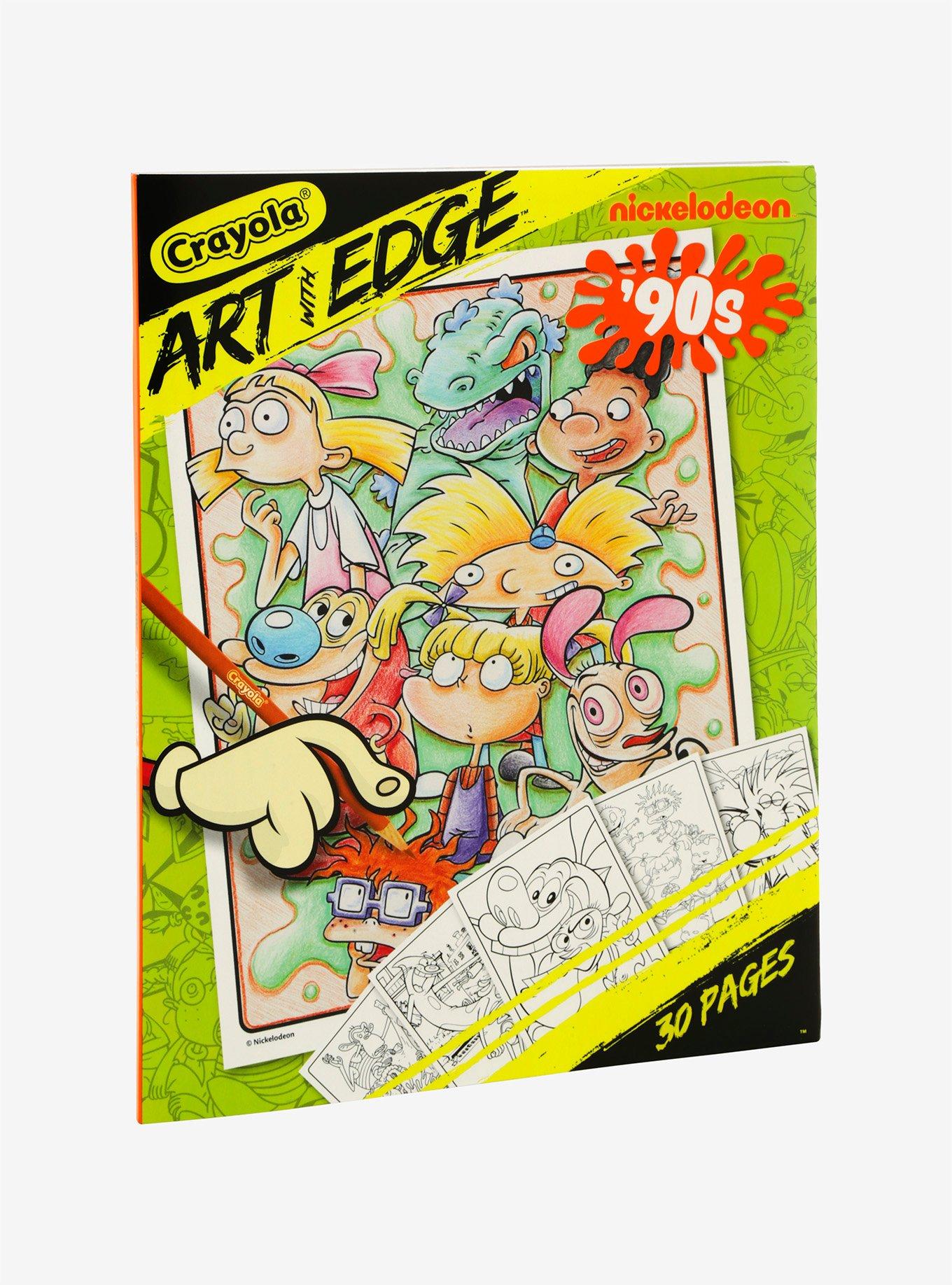 Crayola art with edge nickelodeon s coloring book