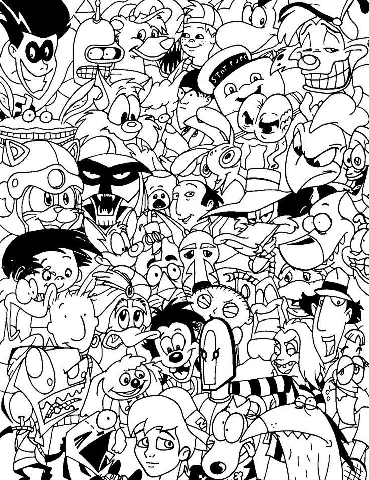 S cartoon coloring page page