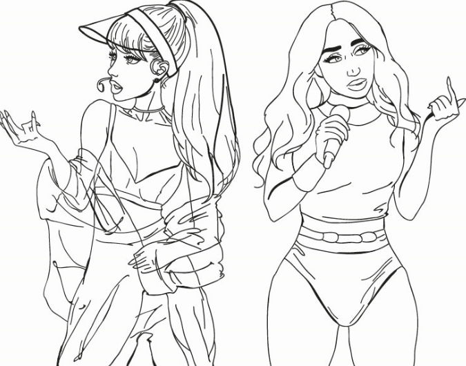 Ariana grande and nicki minaj by sofiartss on