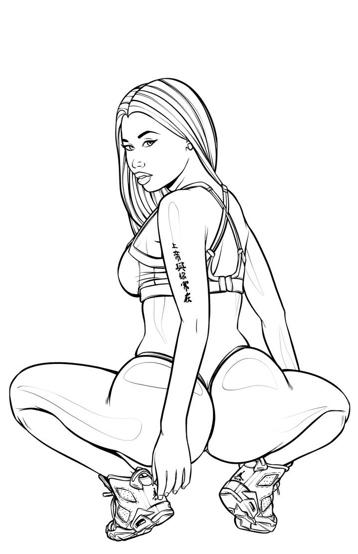 Nicki minaj anaconda ink by digital