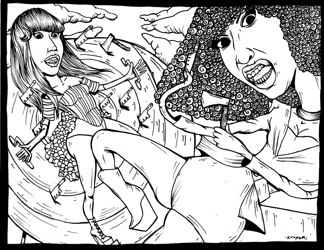 Nicki minaj david cooper art