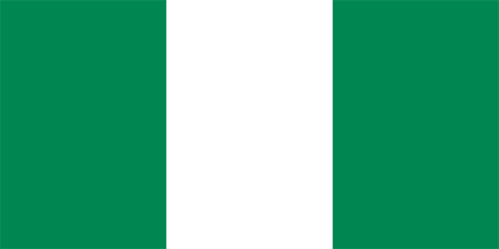 Coloring page for the flag of nigeria