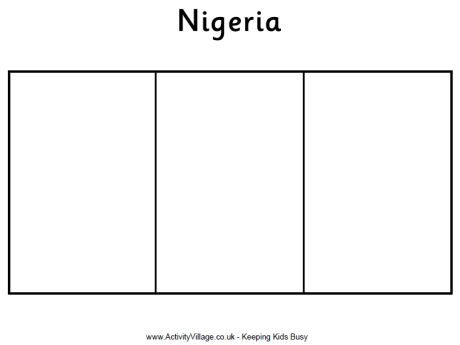 Nigeria flag nigeria flag flag colorg pages nigerian flag