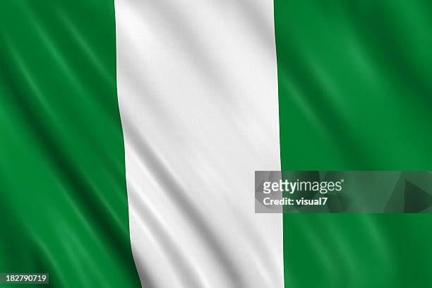 Nigeria flag stock photos high
