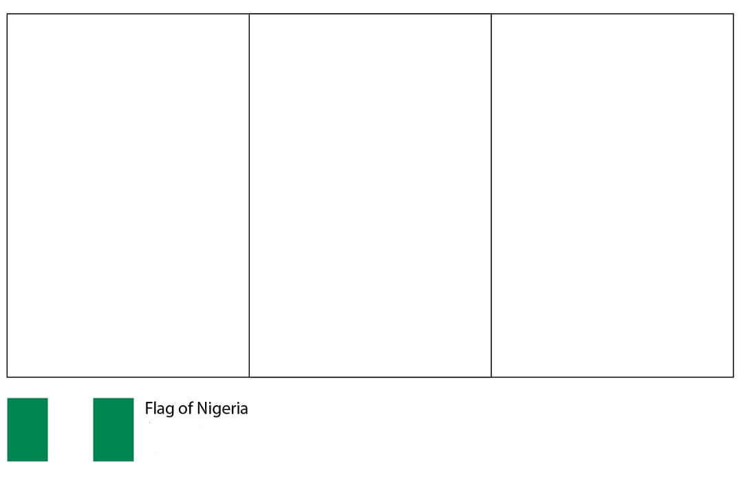 Flag of nigeria fãrbung seite