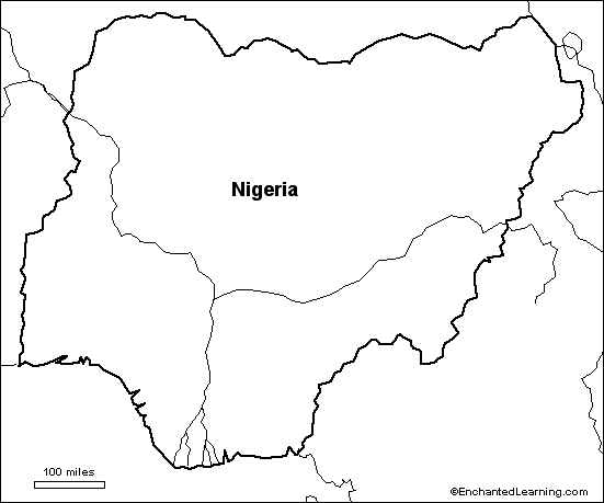 Nigerian culture kids colouring pages