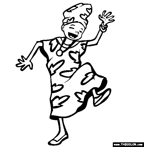 Ethnic wear online coloring pages