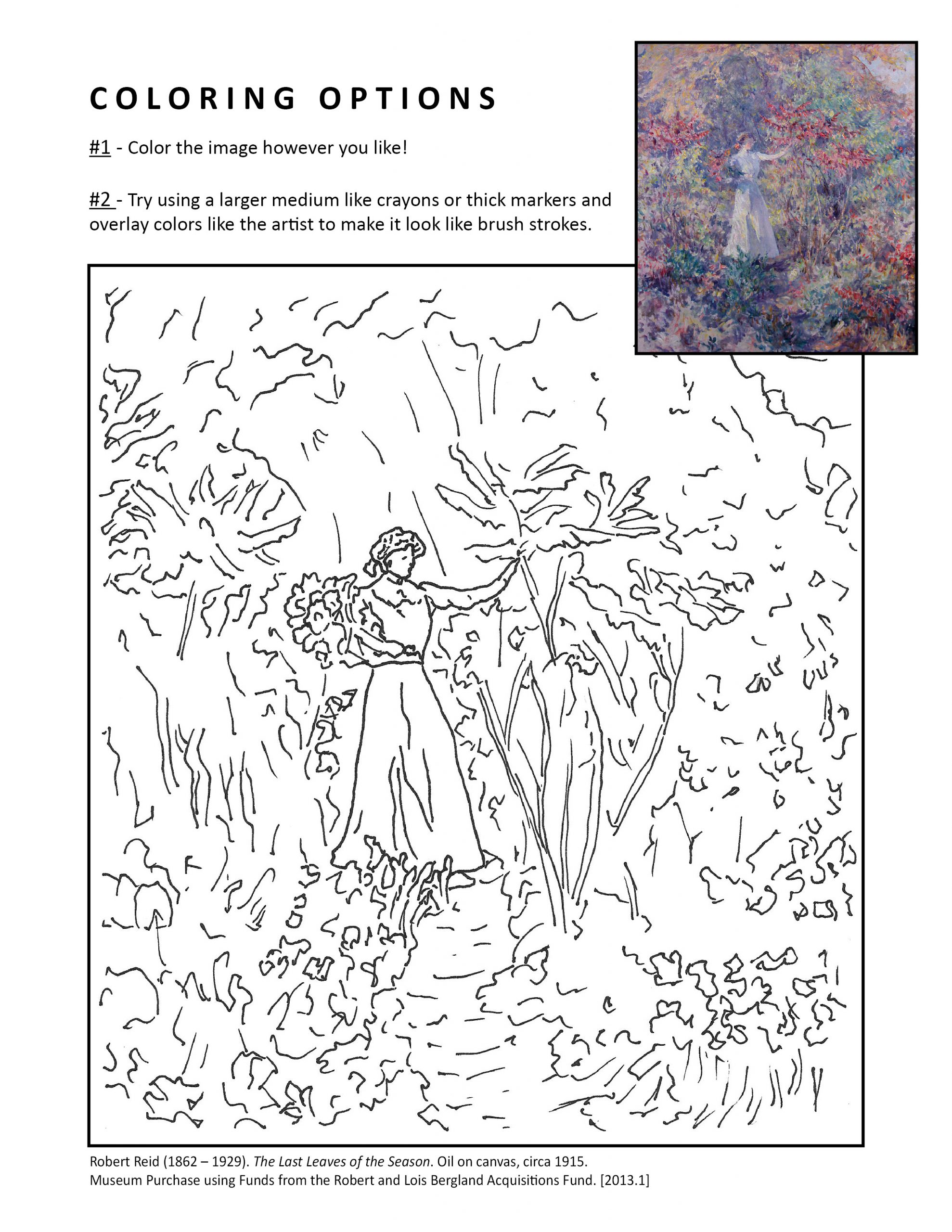 Coloring pages charles h macnider art museum