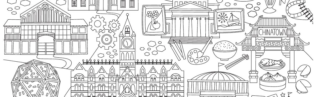 Free manchester themed printable colouring pages