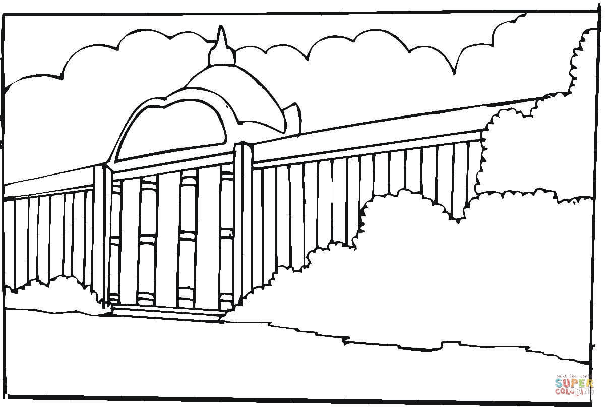 Museum coloring page free printable coloring pages