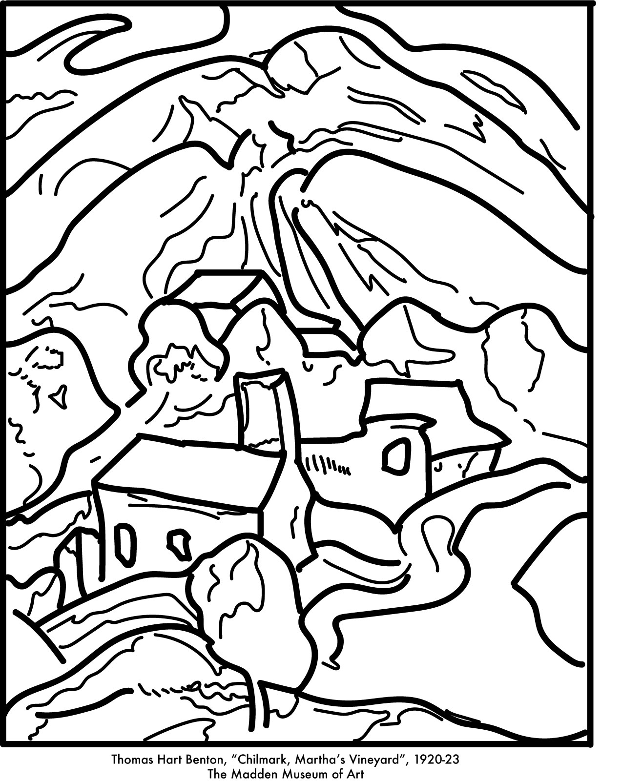 Coloring pages â madden museum of art