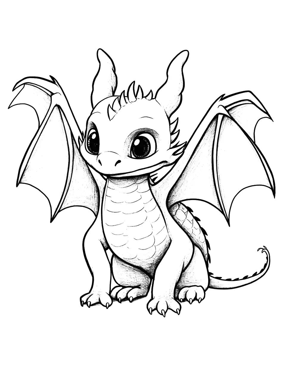 Dragon coloring pages free printable sheets