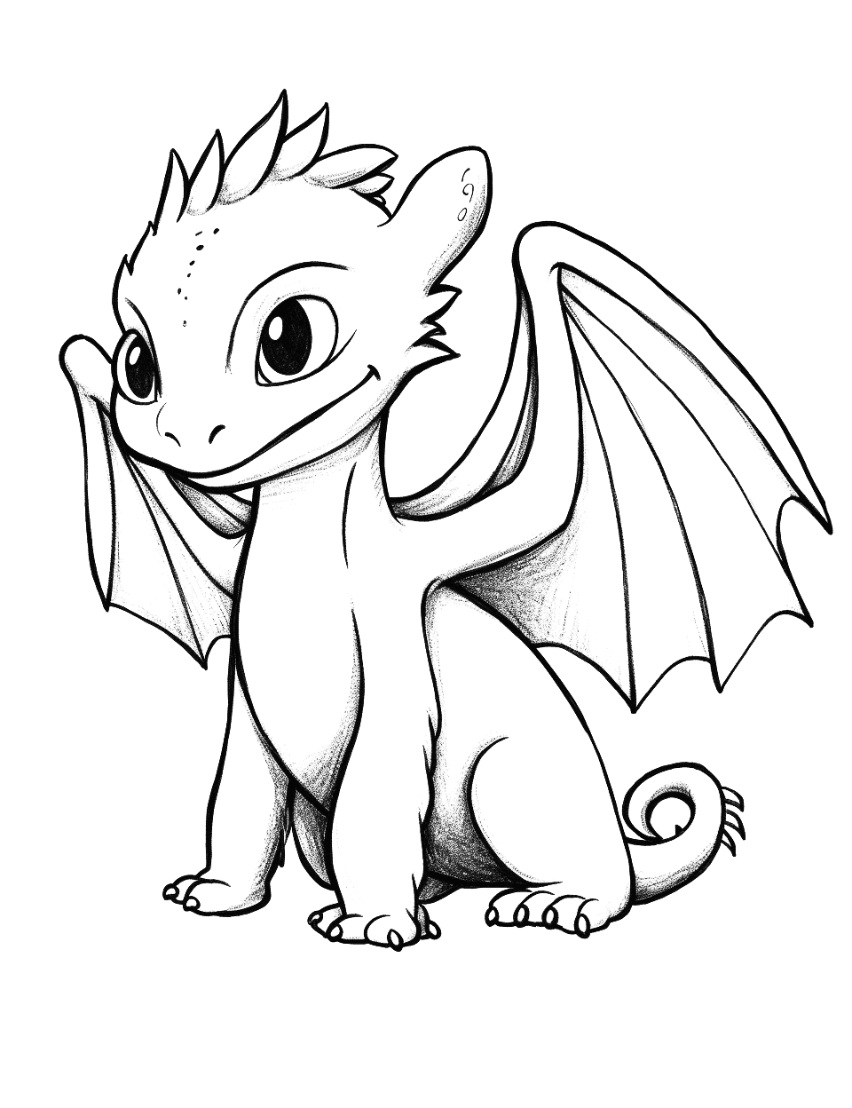 Dragon coloring pages free printable sheets