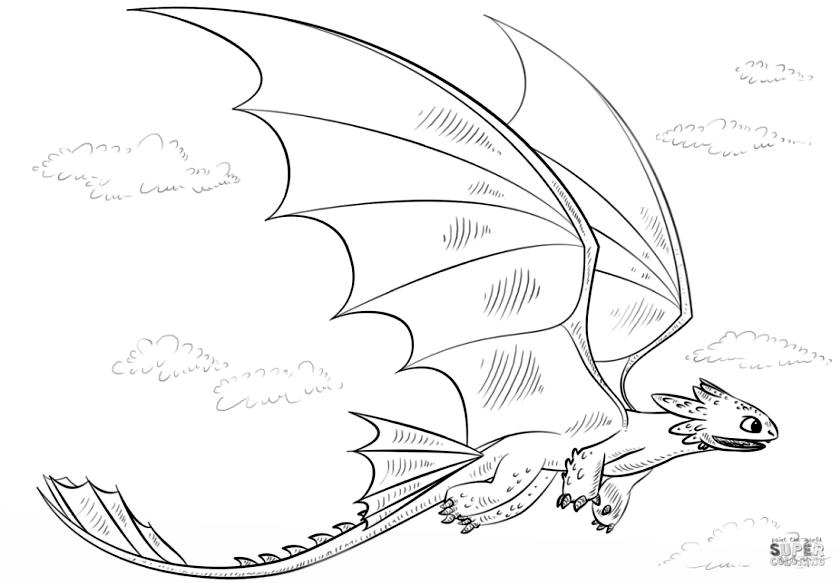 Get this how to train your dragon coloring pages toothless is a night fury