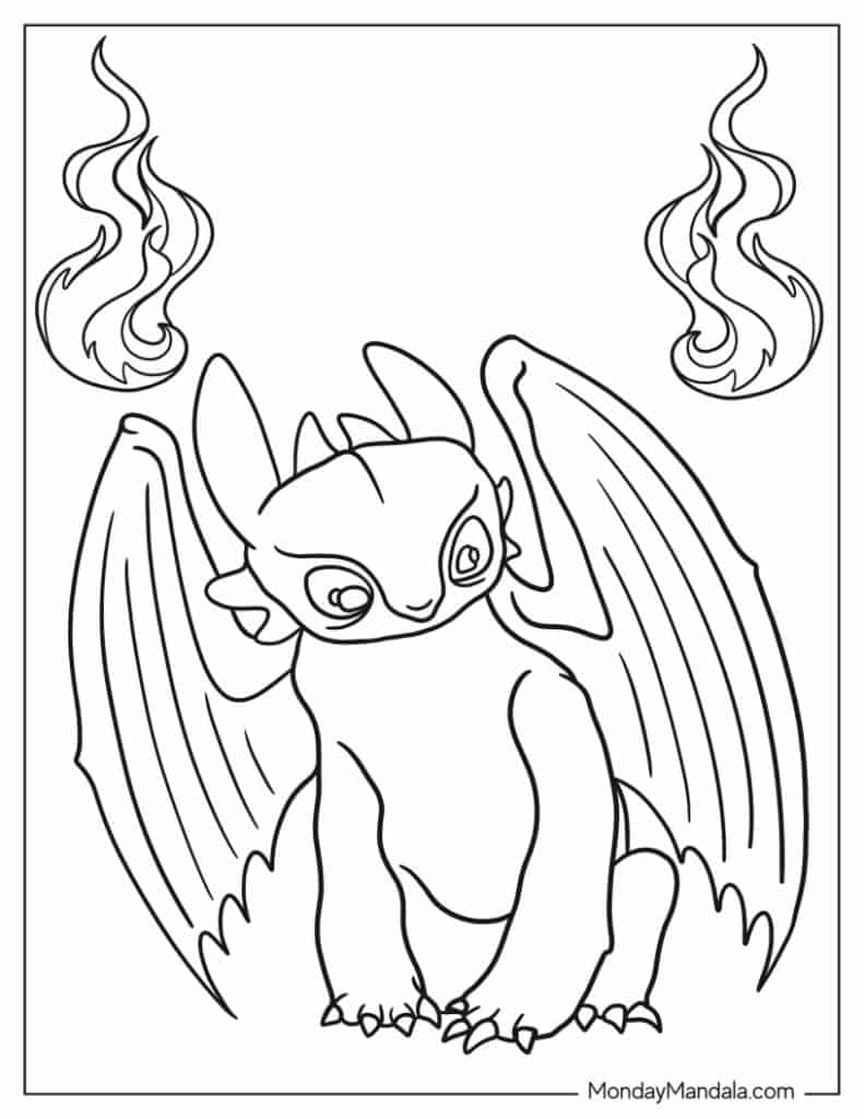 Dragon coloring pages free pdf printables