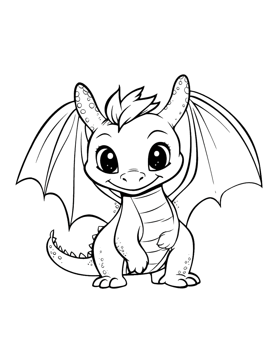 Dragon coloring pages free printable sheets