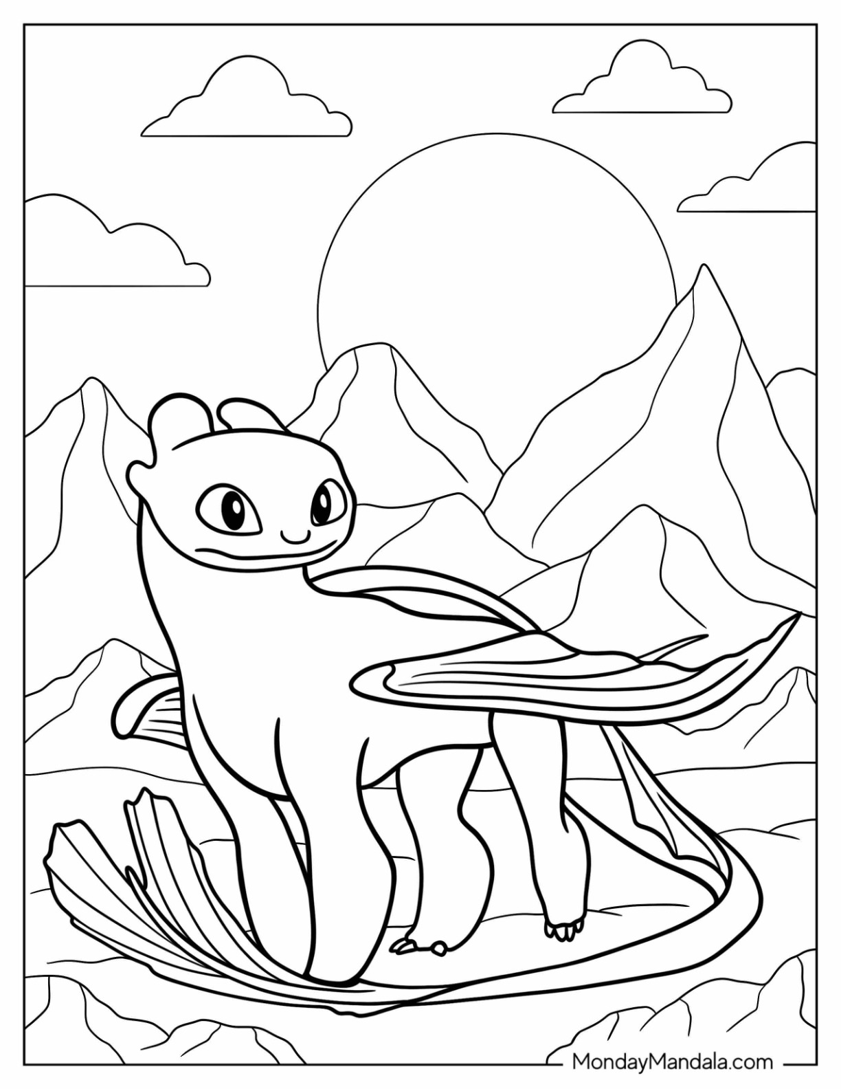 How to train your dragon coloring pages free pdfs