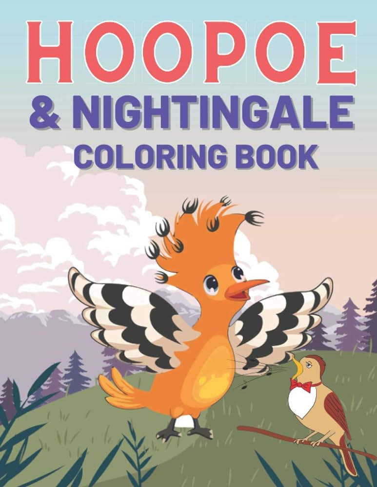 Hoopoe nightingale coloring book this stylish hoopoe nightingale coloring pages for everyone draw coloring hoopoe nightingale publishing house night books