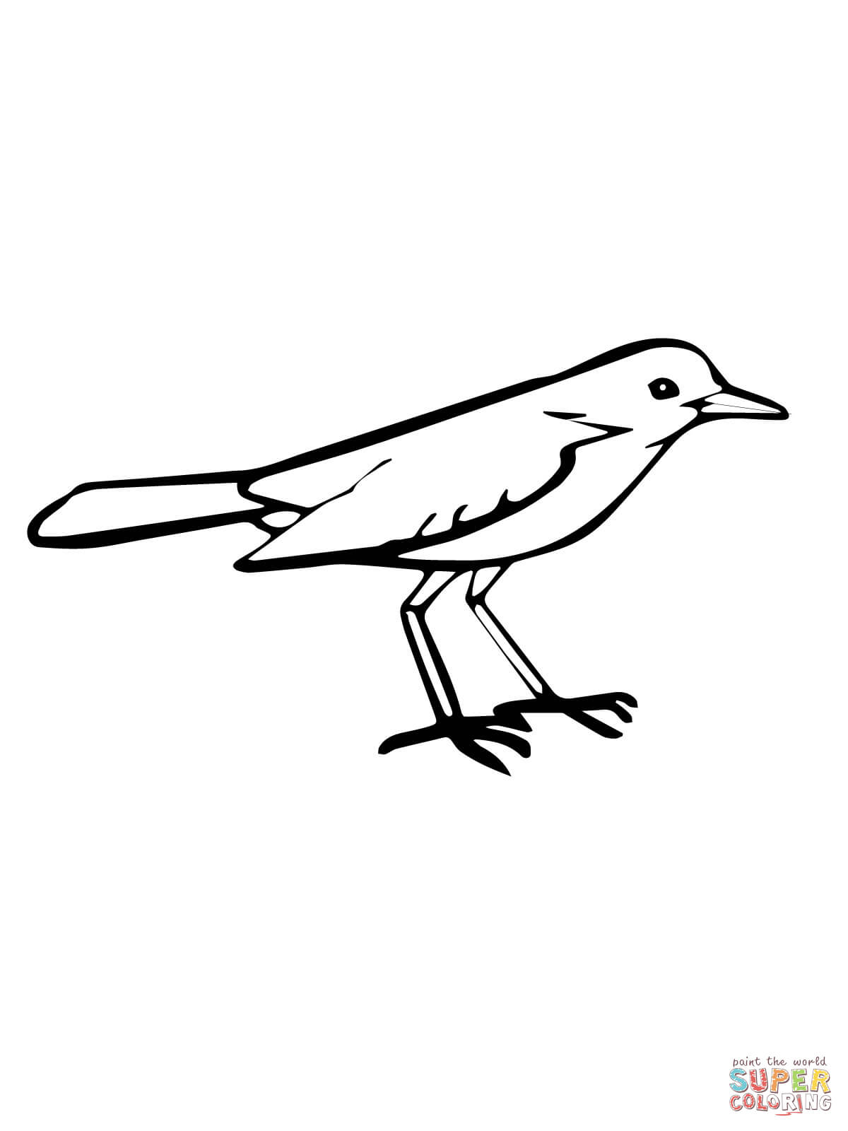 Nightingale coloring page free printable coloring pages